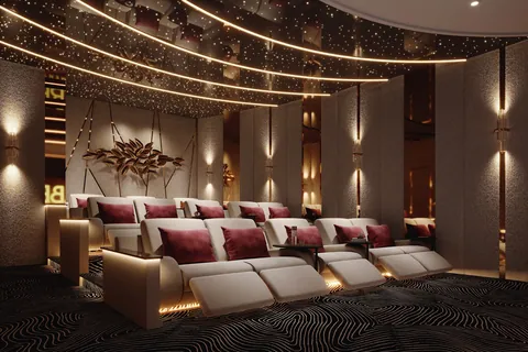 Private theatre room at Electra