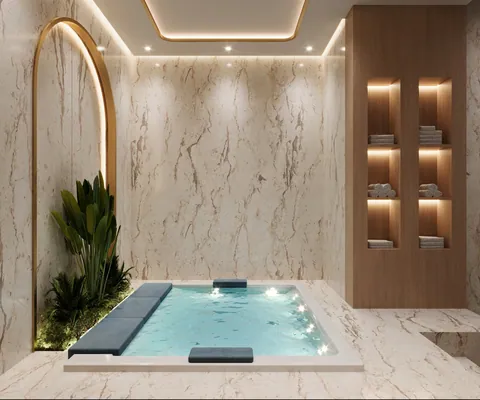 Jacuzzi and spa at Electra
