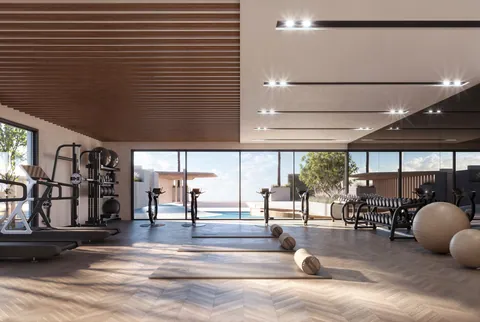 Indoor gym at LUME