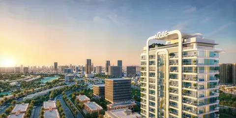 Vega tower at sunset