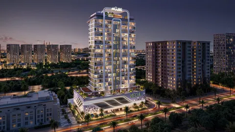 Vega tower at night