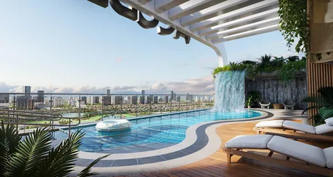 Sky pool at Vega
