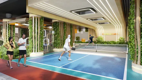 Pickleball court at Vega