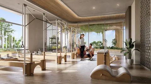 Pilates and yoga studio at Vega